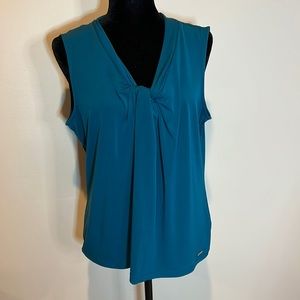 Calvin Klein Teal Sleeveless Women's Top